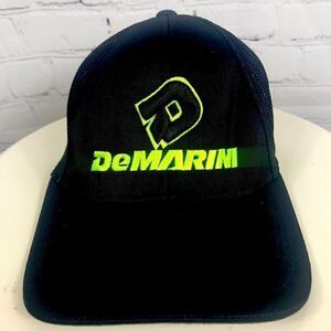 DeMarini 3D NWOT Hat Size sm-med Black Neon Yellow Baseball